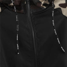 Load image into Gallery viewer, Camouflage Hooded Jacket