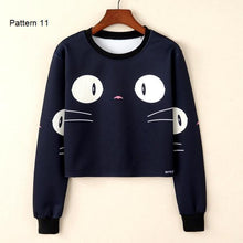 Load image into Gallery viewer, Casual Crop Sweatshirt