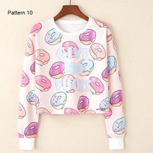 Load image into Gallery viewer, Casual Crop Sweatshirt