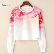 Load image into Gallery viewer, Casual Crop Sweatshirt