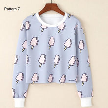 Load image into Gallery viewer, Casual Crop Sweatshirt