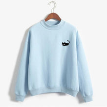 Load image into Gallery viewer, Cat Fleeced Sweatshirt