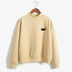 Cat Fleeced Sweatshirt