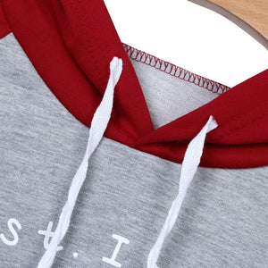 'First, I Need Coffee.' Two Tone Hooded Shirt