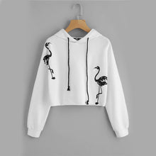 Load image into Gallery viewer, Flamingo Hooded Shirt