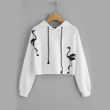 Flamingo Hooded Shirt