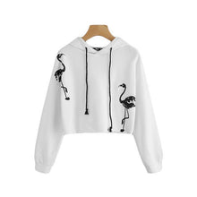 Load image into Gallery viewer, Flamingo Hooded Shirt