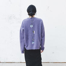 Load image into Gallery viewer, Floral Embroidery Sweater