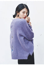 Load image into Gallery viewer, Floral Embroidery Sweater