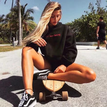 Load image into Gallery viewer, &#39;Hell was boring&#39; Crop Hoodie