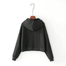 Load image into Gallery viewer, &#39;Hell was boring&#39; Crop Hoodie