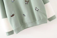 Load image into Gallery viewer, Love Nature Embroidery Thick Sweatshirt