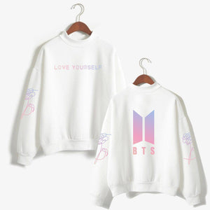 'Love Yourself' Fleeced Sweatshirt