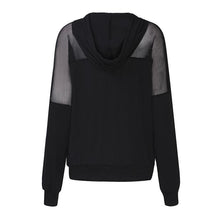 Load image into Gallery viewer, Mesh Patchwork Hooded Shirt