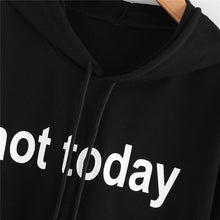 Load image into Gallery viewer, &#39;Not Today&#39; Crop Hoodie