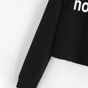 'Not Today' Crop Hoodie