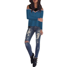Load image into Gallery viewer, Open Shoulder Sweatshirt