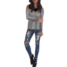 Load image into Gallery viewer, Open Shoulder Sweatshirt
