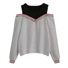 Load image into Gallery viewer, Open Shoulder Sweatshirt