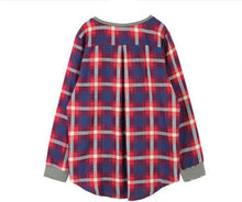 Load image into Gallery viewer, Plaid Patchwork Shirt