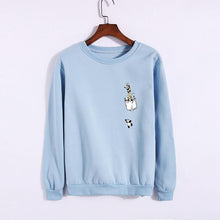 Load image into Gallery viewer, Pocket Panda Fleeced Sweatshirt