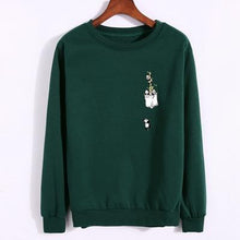 Load image into Gallery viewer, Pocket Panda Fleeced Sweatshirt