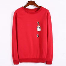 Load image into Gallery viewer, Pocket Panda Fleeced Sweatshirt