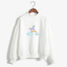Load image into Gallery viewer, Rainbow Unicorn Fleeced Sweatshirt