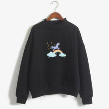 Load image into Gallery viewer, Rainbow Unicorn Fleeced Sweatshirt