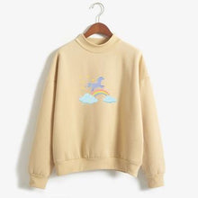 Load image into Gallery viewer, Rainbow Unicorn Fleeced Sweatshirt