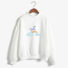 Load image into Gallery viewer, Rainbow Unicorn Fleeced Sweatshirt