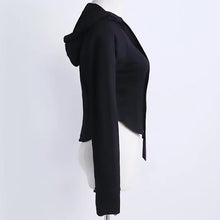 Load image into Gallery viewer, Rounded Hem Hooded Shirt