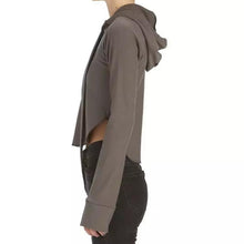 Load image into Gallery viewer, Rounded Hem Hooded Shirt