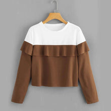 Load image into Gallery viewer, Ruffled Sweatshirt
