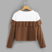 Load image into Gallery viewer, Ruffled Sweatshirt