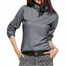 Load image into Gallery viewer, Scarf Collar Sweatshirt