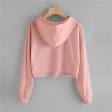 Load image into Gallery viewer, Shredded Crop Hoodie