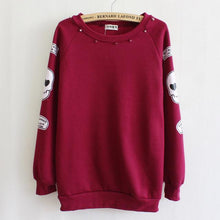 Load image into Gallery viewer, Skull Print Sweatshirt (2 Colors)