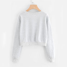 Load image into Gallery viewer, Solid Crop Sweatshirt