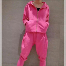 Load image into Gallery viewer, Solid Hooded Shirt &amp; Pants (2 Piece Set)