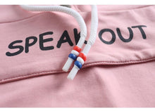 Load image into Gallery viewer, SPEAK OUT Patchwork Hoodie