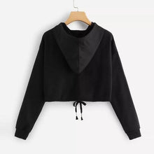 Load image into Gallery viewer, Striped Crop Hoodie