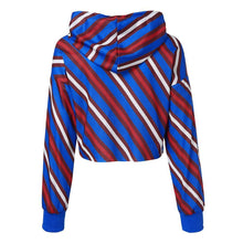 Load image into Gallery viewer, Striped Crop Hoodie
