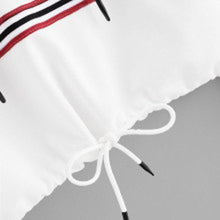 Load image into Gallery viewer, Striped Crop Hoodie