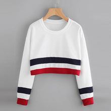 Load image into Gallery viewer, Striped Crop Shirt