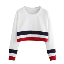 Load image into Gallery viewer, Striped Crop Shirt
