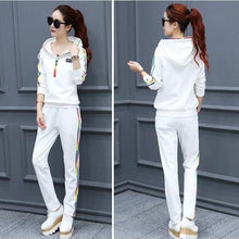 Load image into Gallery viewer, Striped Hooded Shirt &amp; Pants (2 Piece Set)