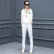 Load image into Gallery viewer, Striped Hooded Shirt &amp; Pants (2 Piece Set)