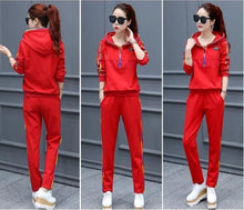 Load image into Gallery viewer, Striped Hooded Shirt &amp; Pants (2 Piece Set)