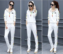 Load image into Gallery viewer, Striped Hooded Shirt &amp; Pants (2 Piece Set)